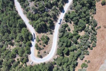 Ayvacık Mahallesi yolunda 6 kilometrelik asfalt çalışması