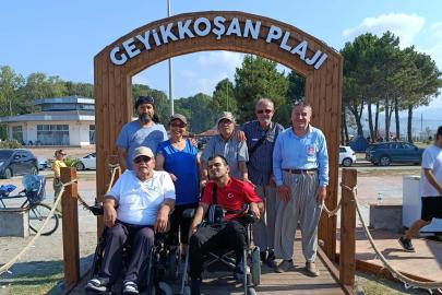 Bafra’da görme engellilerden geleneksel piknik buluşması