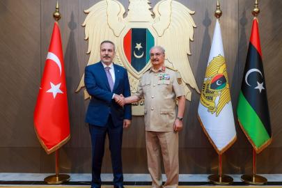 Bakan Fidan, Libya Ulusal Ordusu Genel Komutanı Hafter ile görüştü