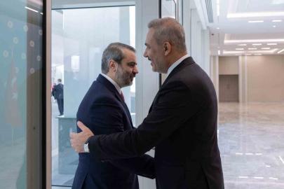 Bakan Fidan, Suriyeli mevkidaşı Şeybani ile görüştü