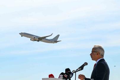 Bakan Uraloğlu: "Antalya Havalimanı’nda yeni hava trafik kontrol kulemizin betonarme imalatlarında 46 metre seviyesine ulaştık"