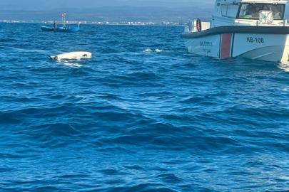 Balık tutmak için açıldıkları denizde dron buldular