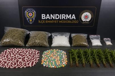 Bandırma’da 8 ayda 21 kilodan fazla uyuşturucu ele geçirildi