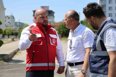 Başkan Türkel: "Yol sorununu tamamen çözene kadar sahadayız"