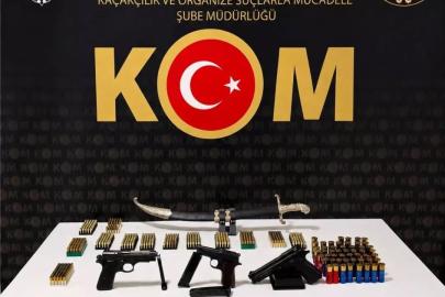 Bayburt’ta kaçakçılık operasyonlarında silah ve 665 fişek ele geçirildi