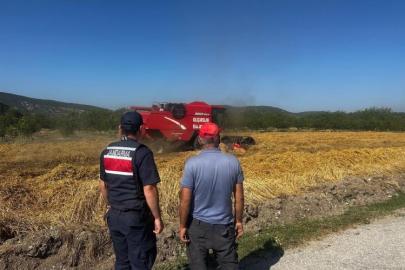 Biçerdöver operatörlerine yangın uyarısı
