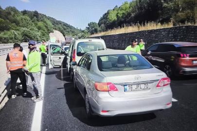 Bilecik’te 4 araç birbirine girdi: 1 yaralı