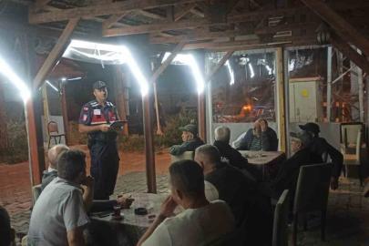 Bilecik’te köy sakinlerine yangın ve dolandırıcılık uyarısı