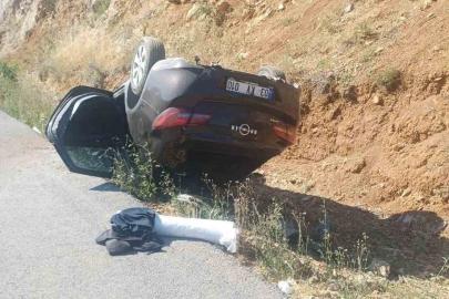 Bilecik’te otomobil takla attı: 2 yaralı
