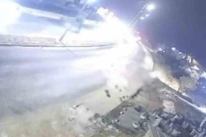 Bodrum’da kontrolden çıkan otomobil AVM’nin otoparkına yuvarlandı