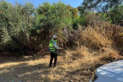 Bodrum’da ot temizliği çalışmaları sürüyor