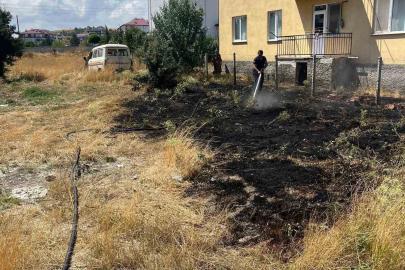 Bolu’da 2 köy ve 1 mahallede ot yangını