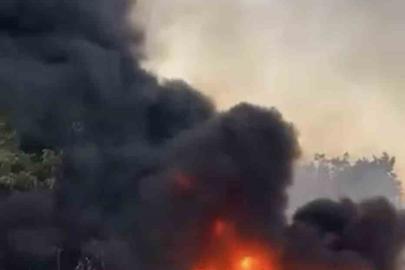 Bursa’da hurdalık alanda yangın