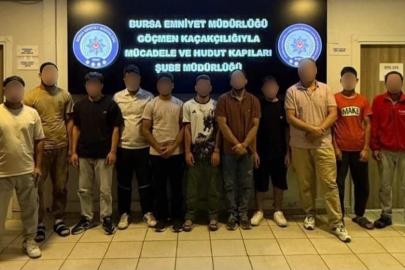 Bursa’da kaçak göçmen operasyonu: 11 kişi yakalandı, 1 şüpheli gözaltında