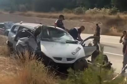 Bursa’da takla atan araçtaki çift yaşamını yitirdi