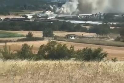 Bursa’da tavuk çiftliğinde yangın