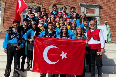 BUÜ Halk Oyunları Topluluğu Belçika’da Türkiye’yi temsil etti