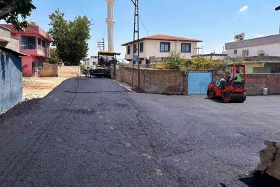 Büyükşehir’in Araban’da sıcak asfalt çalışması sürüyor