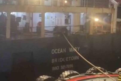 Çanakkale Boğazı’nda kuru yük gemisinde makine arızası