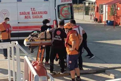 Çanakkale Boğazı’ndaki ticari gemide kalp krizi geçiren personel hastaneye sevk edildi