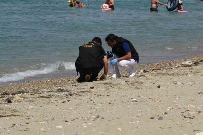 Çanakkale’de plajda savaştan kalma olduğu değerlendirilen askeri mühimmat bulundu