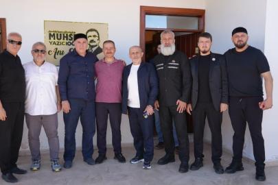 Çeçenistan Cumhuriyeti’nden Muhsin Yazıcıoğlu’nun hatırasına vefa ziyareti