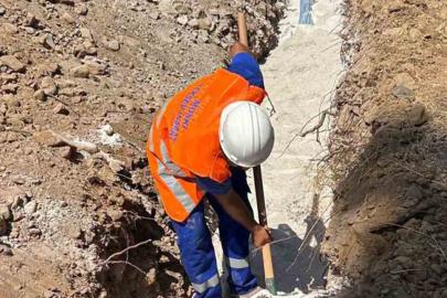 Çetibeli Mahallesi’nin içme suyu hatları yenileniyor
