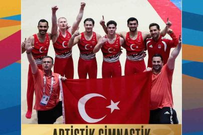 Cimnastik Erkek Milli Takımı, Akdeniz Oyunları şampiyonu