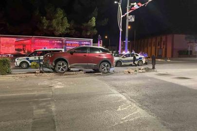 Çorum’da otomobil ile motosiklet çarpıştı: 1 yaralı