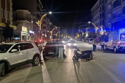 Çorum’da otomobil ile motosiklet çarpıştı: 1 yaralı