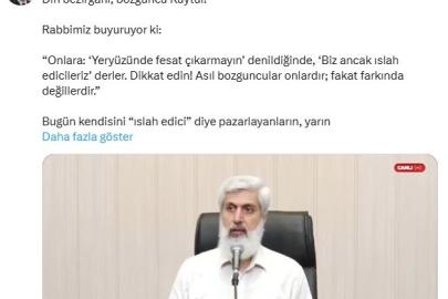 Cumhurbaşkanı Başdanışmanı Saral’dan Kuytul’a tepki: "Senin de suyun yeterince ısındı Kuytul"