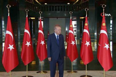 Cumhurbaşkanı Erdoğan, 30 Ağustos Zafer Bayramı tebriklerini kabul etti