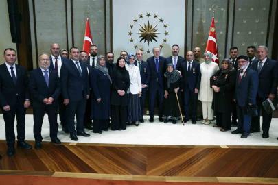 Cumhurbaşkanı Erdoğan: "Şimdiye kadar şehitlerimizin emanetlerine ve gazilerimize devletimizin tüm imkânlarını seferber ederek sahip çıktık"
