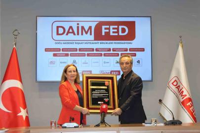 DAİMFED’den, üstün hizmet gösterenlere şeref belgesi