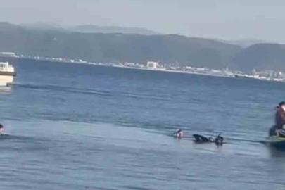 Darıca’da denize giren genç boğulma tehlikesi geçirdi