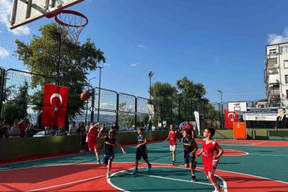 Değirmendere Sahilindeki basketbol heyecanı final müsabakalarıyla sona erdi