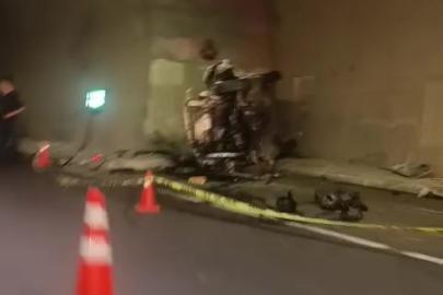 Demirkapı Tüneli’nde feci kaza: Yaşlı çift hayatını kaybetti