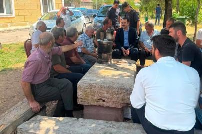 Demirözü Kaymakamı Ahat köy ziyaretlerinde bulundu
