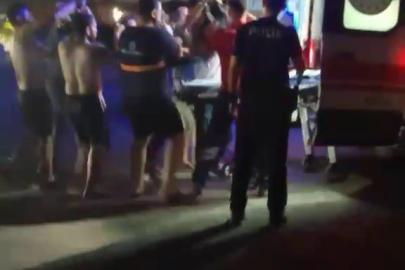 Denizde boğulma tehlikesi geçiren şahıs hastaneye kaldırıldı
