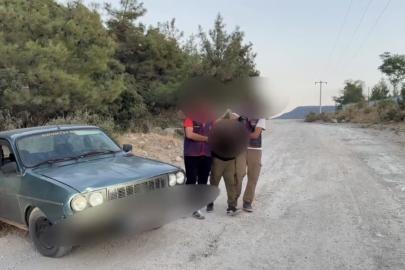 Denizli’de silahlı zorla kız kaçıran şüpheli ormanlık alanda yakalandı