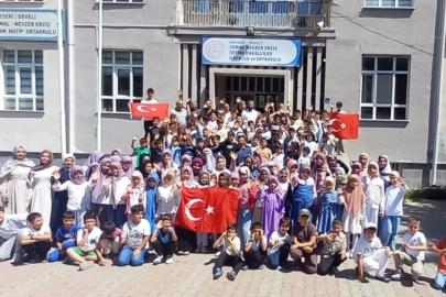 Develi Yaz Kur’an Kursu’nda Veda Hutbesi Okuma Etkinliği düzenlendi