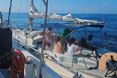 Didim açıklarında 16 düzensiz göçmen yakalandı: 1 şüpheli tutuklandı