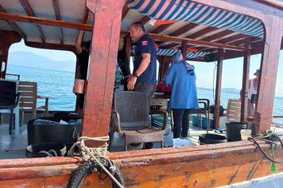 Didim’de denizde su ürünleri denetimi yapıldı