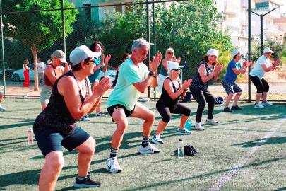 Didim’de ücretsiz sabah egzersizleri dört noktada sürüyor