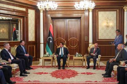 Dışişleri Bakanı Fidan Libya Başkanlık Konseyi Başkanı el-Menfi ile görüştü