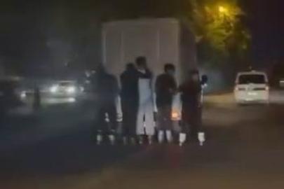 Diyarbakır’da 5 gencin tehlikeli paten yolculuğu kameraya yansıdı