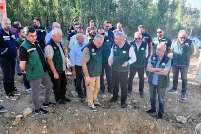 DSİ heyeti Turnaçayırı Barajı Sulama Projesi’ni sahada inceledi