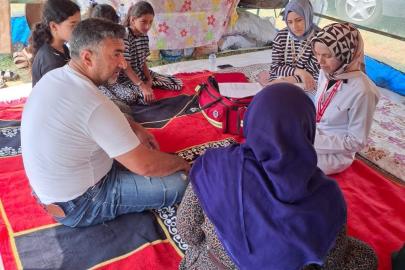 Düzce’de mevsimlik tarım işçilerine sağlık taraması yapıldı
