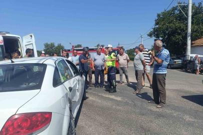 Edirne’de iki otomobil çarpıştı: 3 yaralı