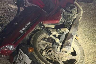 Edirne’de motosiklet devrildi: 1 yaralı
